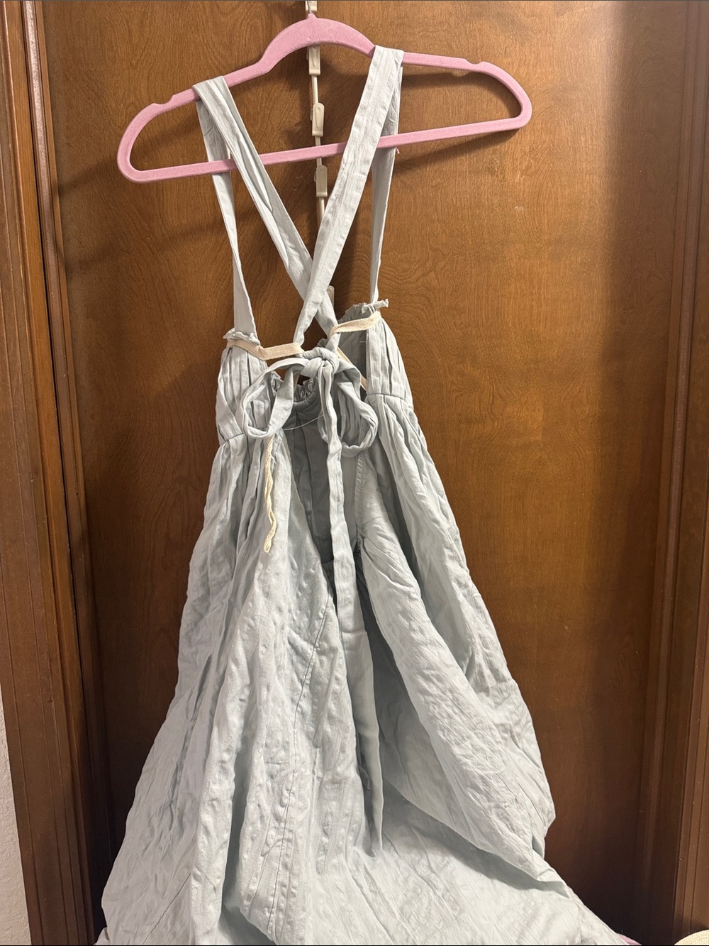 Free People Free-Est Poppy Cotton Seersucker Midi Dres - Picture 8 of 9
